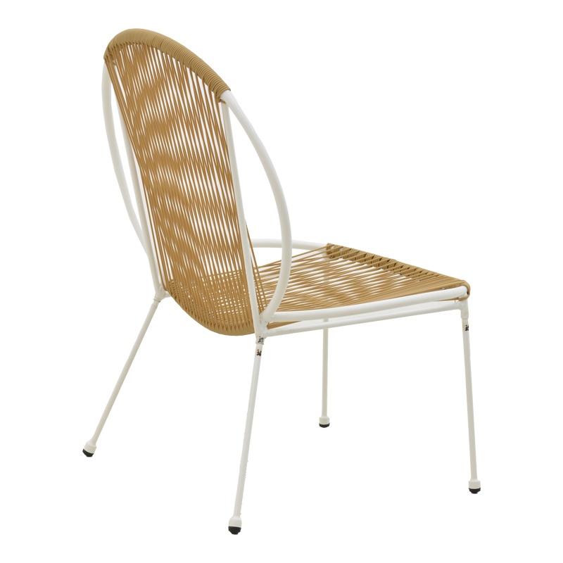 Scaun Model Dapper, Alb/Natur, 65x70x93.5 cm - 1 | YEO