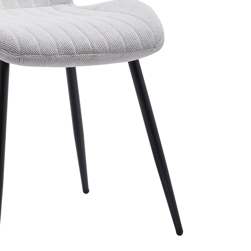 Scaun Model Fersity, Alb/Negru, 48x56.5x85.5 cm - 3 | YEO