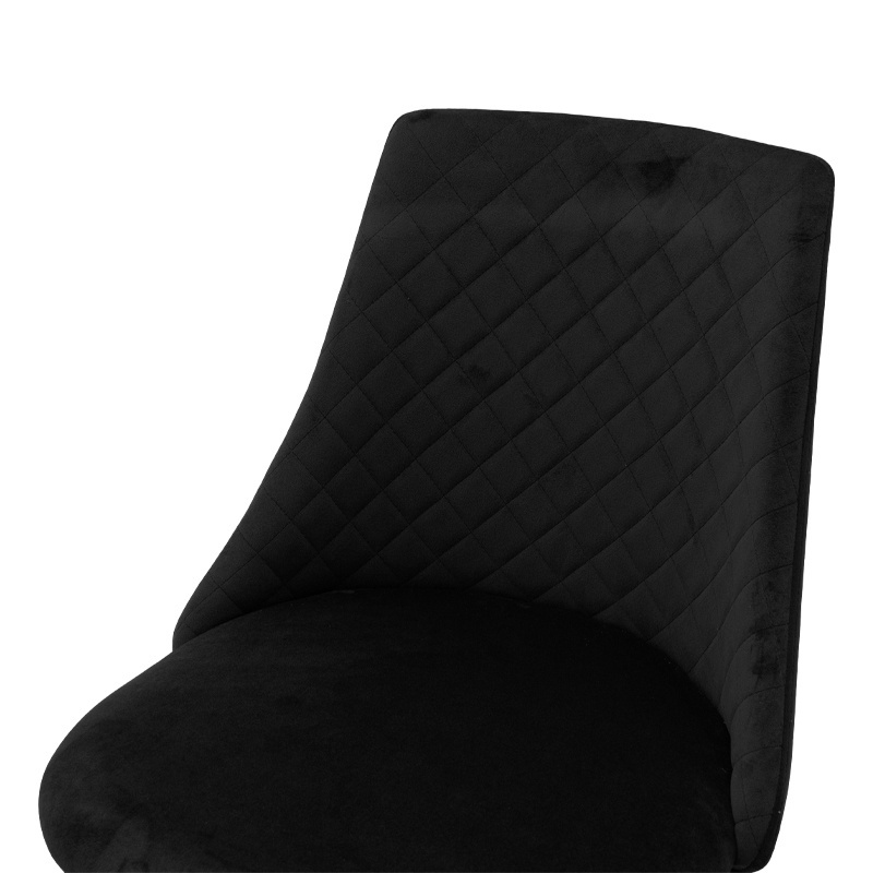 Scaun Model Giselle, Negru, 51x52x82 cm - 4 | YEO