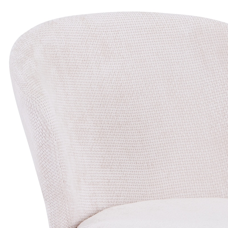 Scaun Model Karg, Alb/Negru, 57x62x80 cm - 4 | YEO