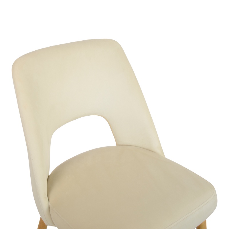 Scaun Model Murde, Bej/Natur, 48.5x61x89 cm - 4 | YEO
