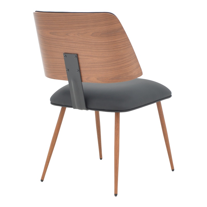 Scaun Model Ubane, Negru/Nuc, 53x62.5x85 cm - 1 | YEO