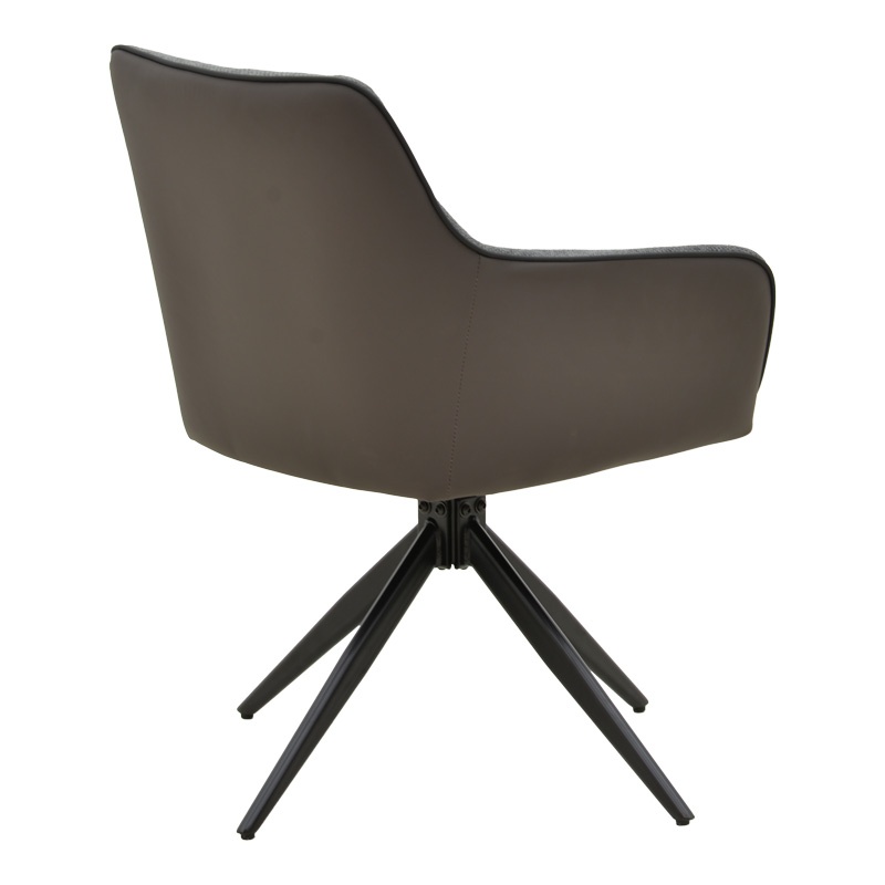Scaun Rotativ Model Debra, Gri/Negru , 60x64x83 cm - 1 | YEO
