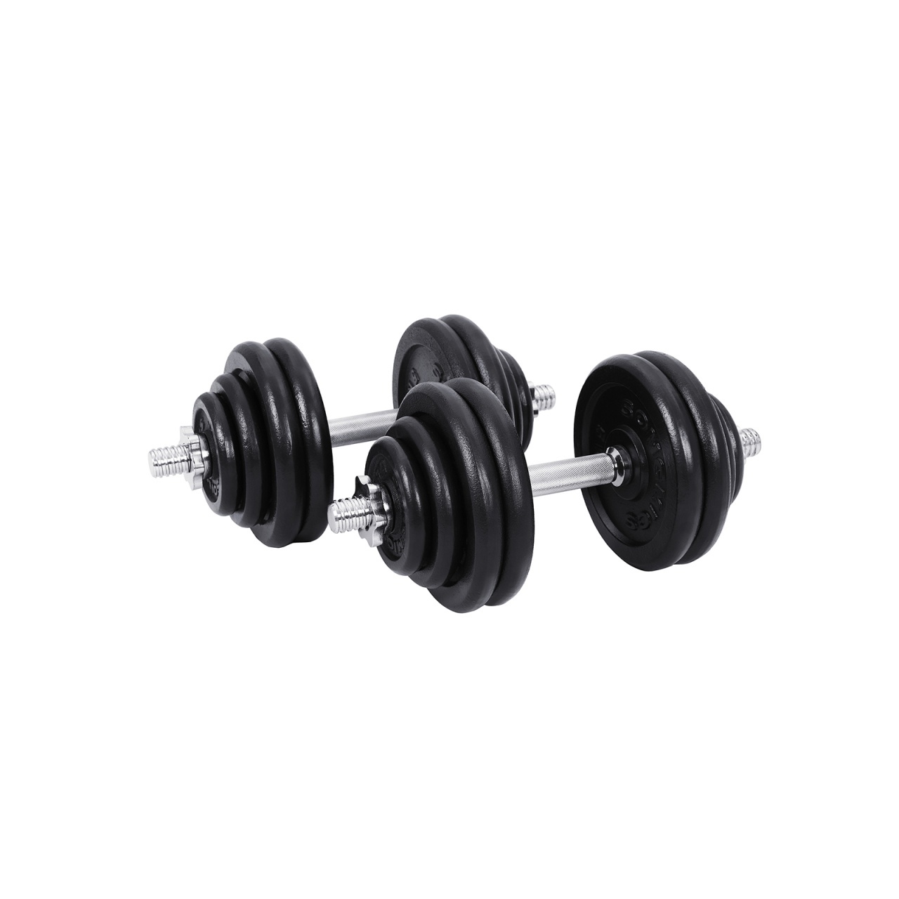 Set 2 gantere Songmics Negru 45x21.3x21.3 cm - 1 | YEO