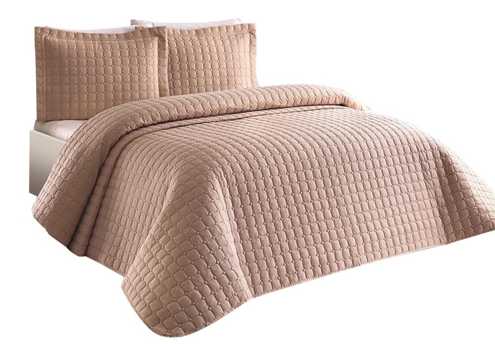 Set Cuvertura Pat Dublu Model Estiva Cappucino - 1 | YEO