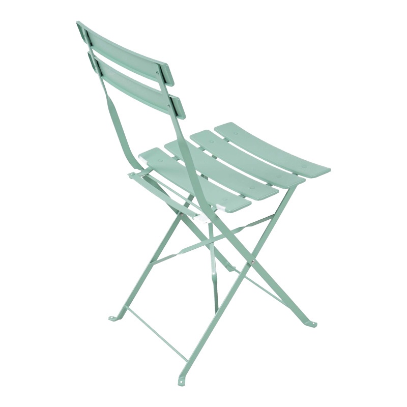 Set Masa si Scaune de Exterior, 3 Piese, Model Bistro, Verde, D60x71 cm - 3 | YEO