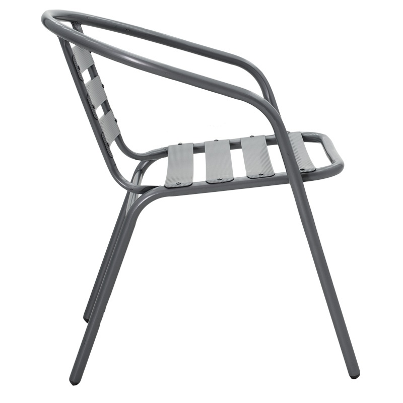 Set masă și scaune de exterior, 3 Piese, Model Watson-Tade, Antracit, 70x70x70 cm - 3 | YEO