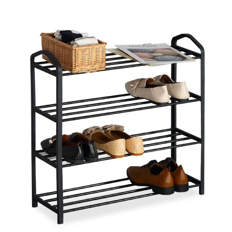 Suport pantofi Model Moses, Negru, 62x20x62 cm