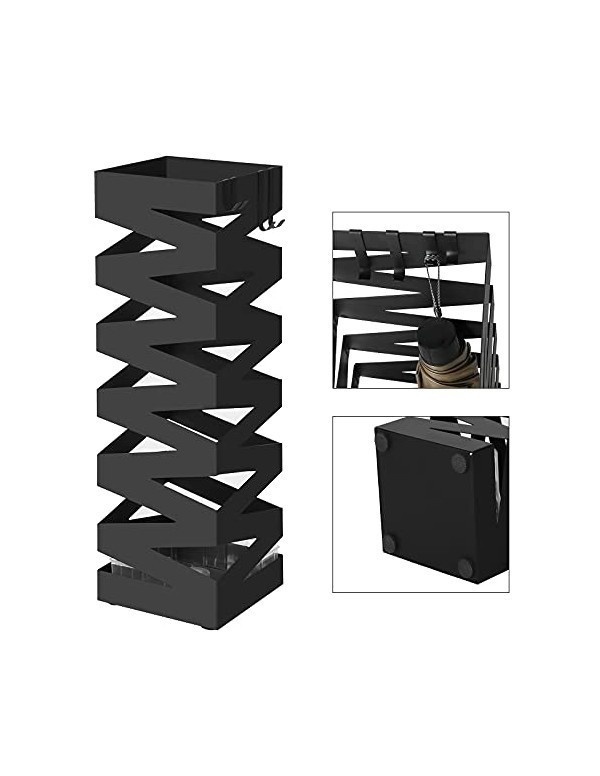Suport pentru umbrele, Songmics, Negru, 15.5 x 15.5 x 49 cm, LUC16B - 2 | YEO
