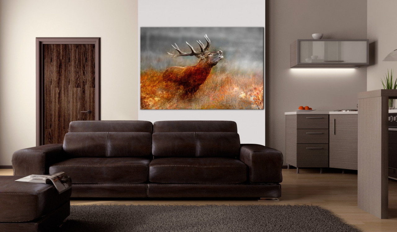 Tablou - Roaring Deer 90x60 cm - 1 | YEO