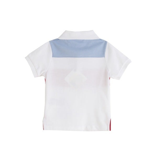 Tricou polo in dungi cu maneca scurta Newness