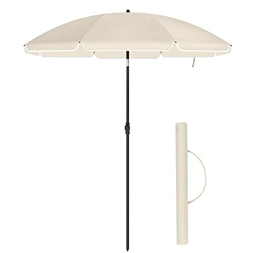 Umbrela de plaja, Songmics, Natural, 200x230 cm - 1 | YEO