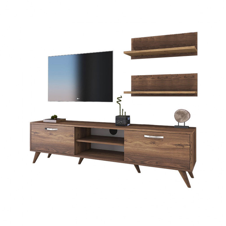 Ansamblu Comoda TV Jasmine Oak 80x35x48.5 cm