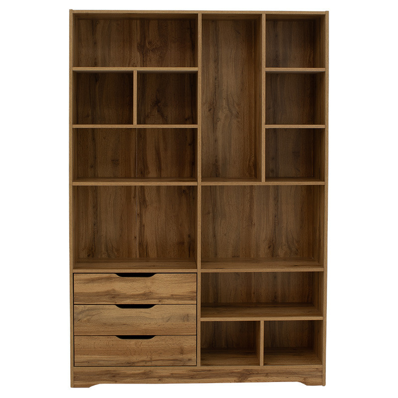 Biblioteca Pako World, Model Calum, 120x29.8x180.5 cm, Stejar sonoma - 2 | YEO