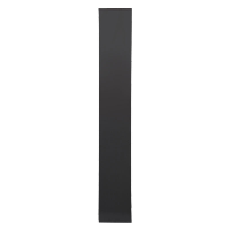 Biblioteca Pako World, Model Tars, 84x24x157 cm, Gri Inchis/Negru - 2 | YEO