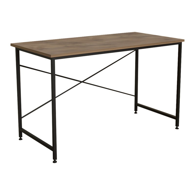 Birou Model Karvem, Stejar/Negru, 120x60x73 cm
