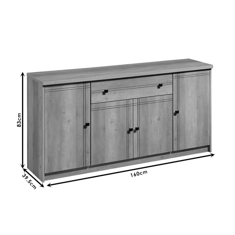 Comoda Model Libby, Natur, cm - 2 | YEO