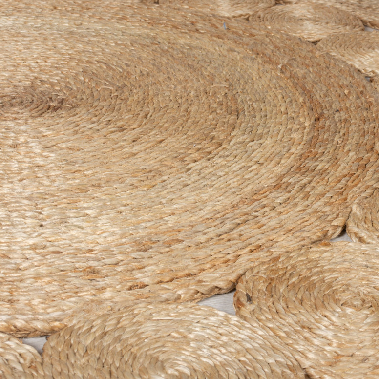 Covor Arya Jute Circle Natural 150X150 cm, rotund, Flair Rugs - 3 | YEO