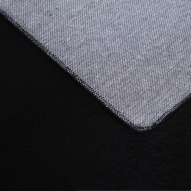 Covor Pouffy V1 Negru 120 x 120cm - 4