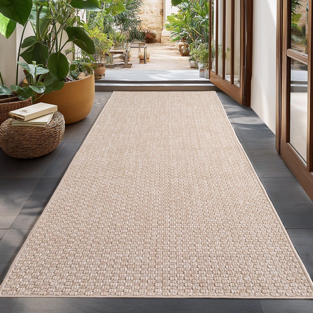 Covor traversa Ibiza V3 Bej, 80 x 150 cm