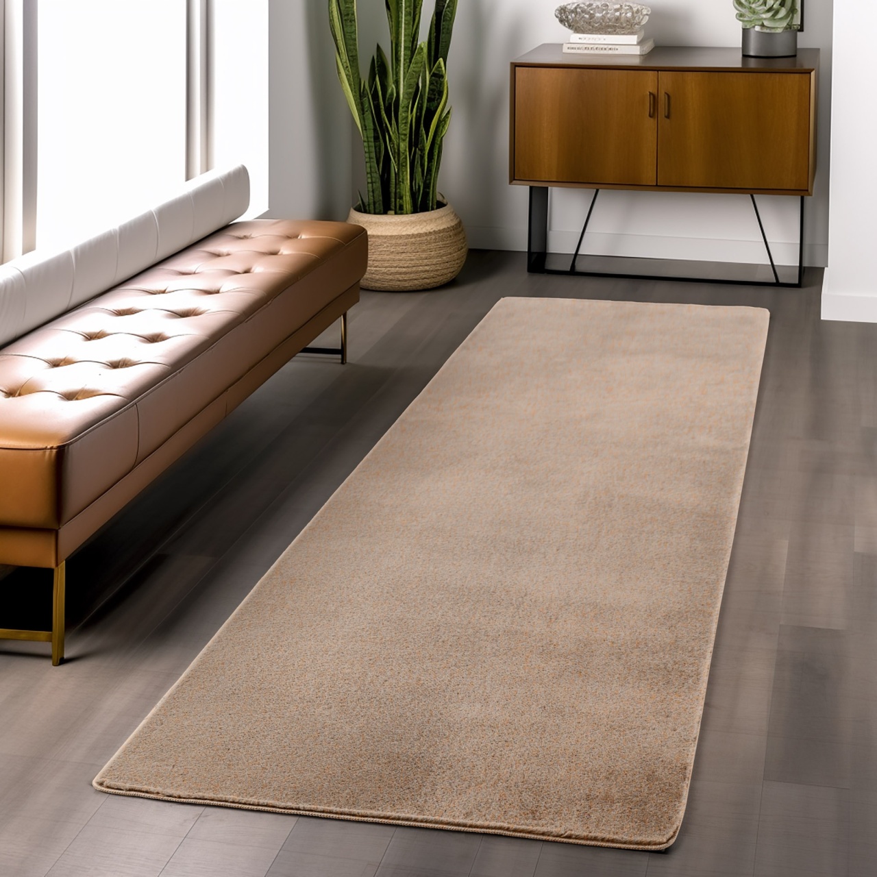 Covor traversa Joy Bej, 80 x 150 cm