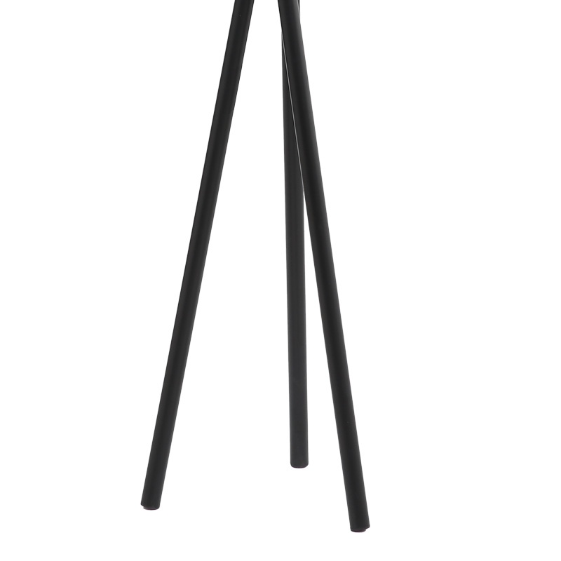 Cuier Sigar, negru/natural, 49x51x187 cm