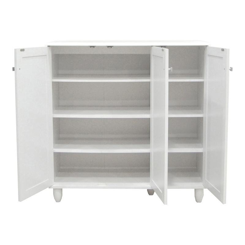 Dulap de pantofi Santo, alb, 89.5x34.5x91.5 cm - 2