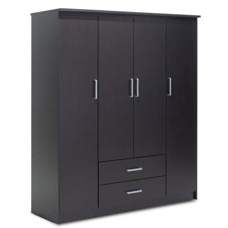 Dulap haine Model Olympus, Wenge, 159x57x183 cm