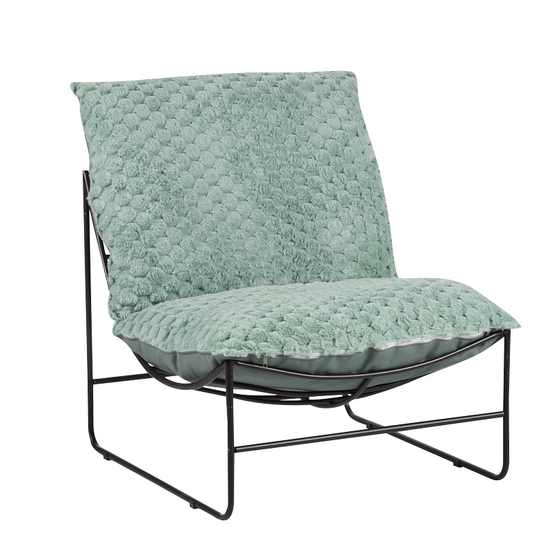 Fotoliu Model Chopie, Verde deschis/Negru, 77x90x83 cm