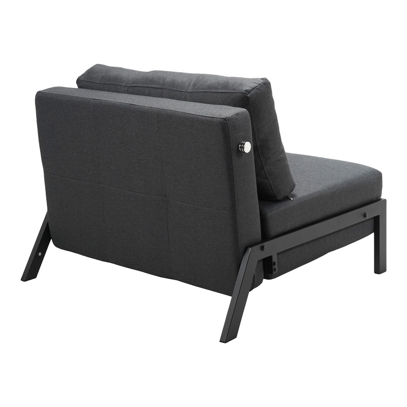 Fotoliu Model Fancy V1, Gri inchis, 95x98x70 cm - 1 | YEO