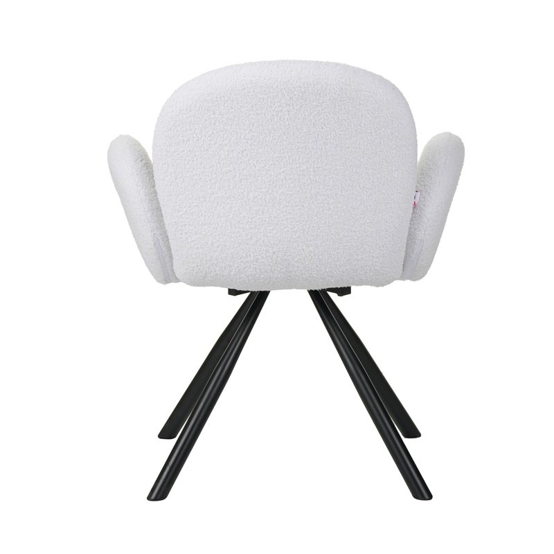 Fotoliu Model Garzele, Alb/Negru, 68x66x82.5 cm - 4 | YEO