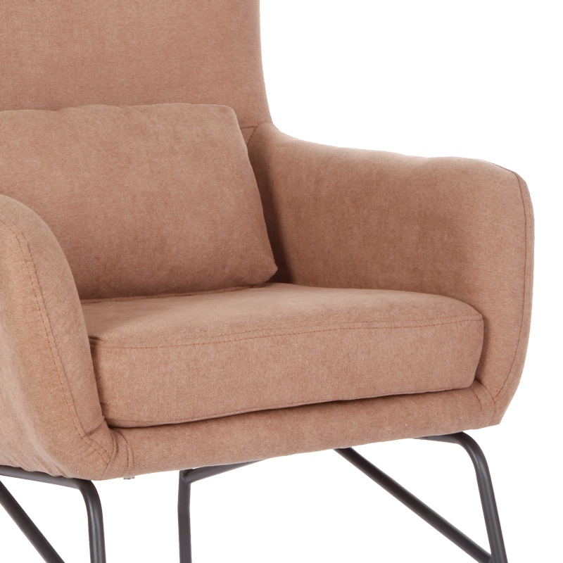 Fotoliu Model Rimbo, Rose/Negru, 66x81x102 cm - 3 | YEO