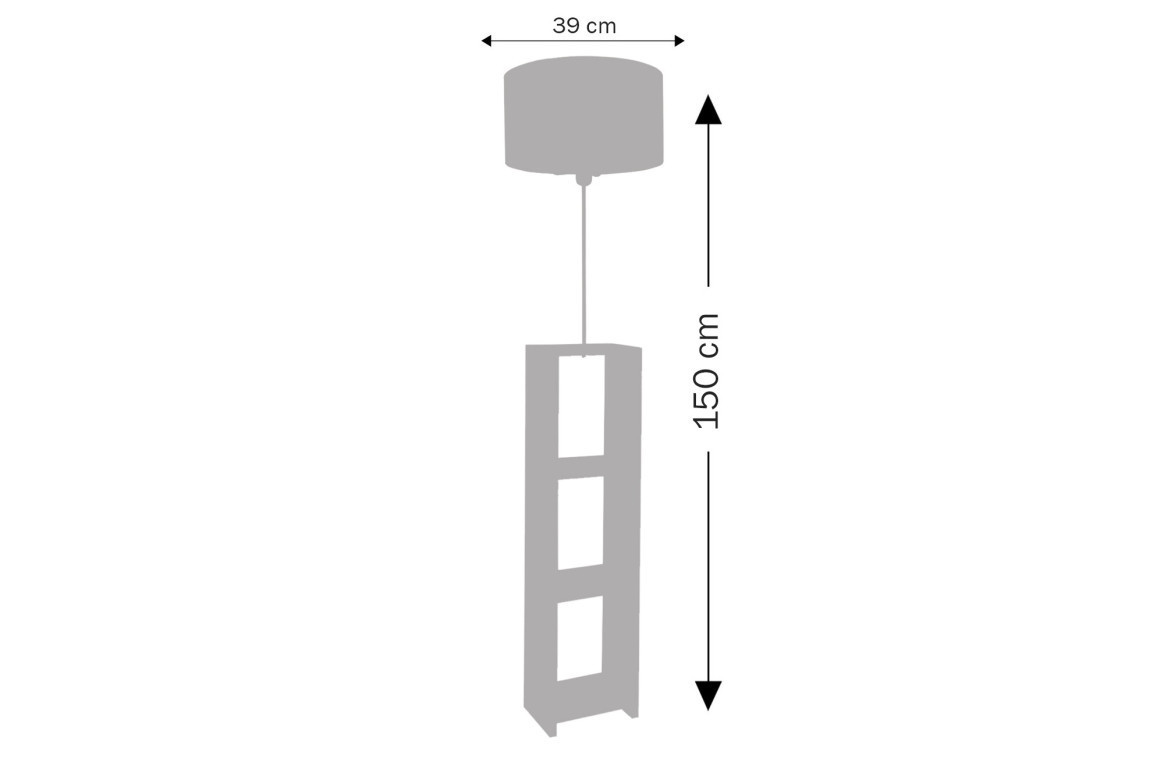 Lampadar AYD-1799 Alb/Ecru - 2 | YEO