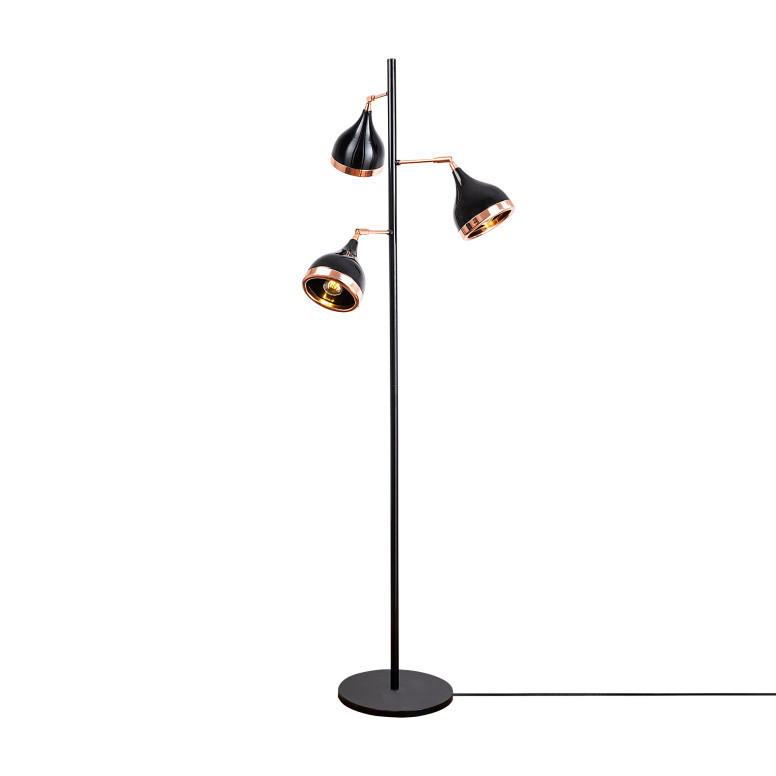 Lampadar Yildo - 7021 Negru Cupru - 2 | YEO