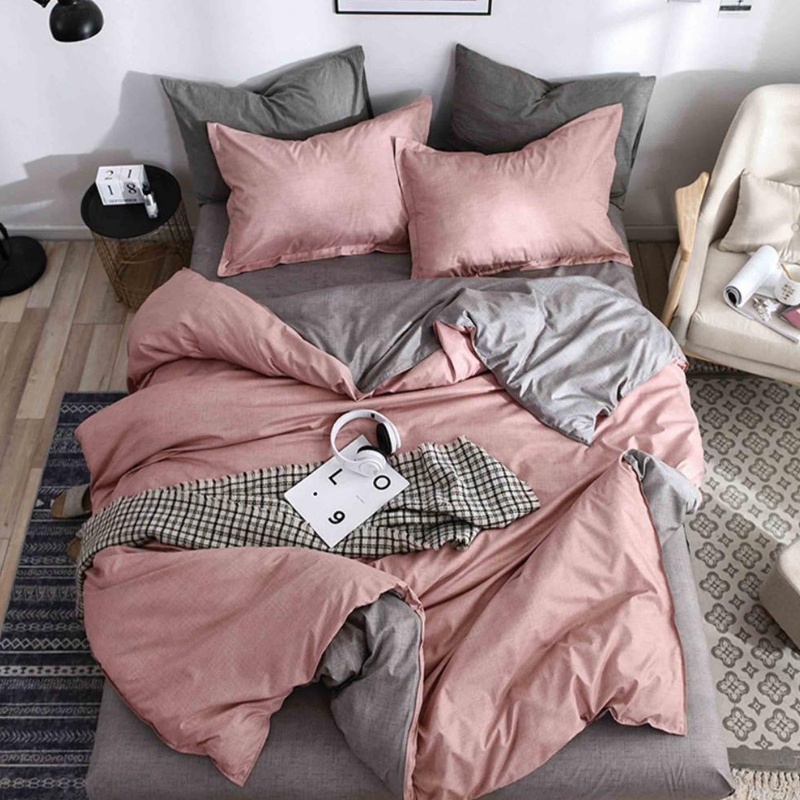 Lenjerie Bumbac Satinat 4 Piese Mireya