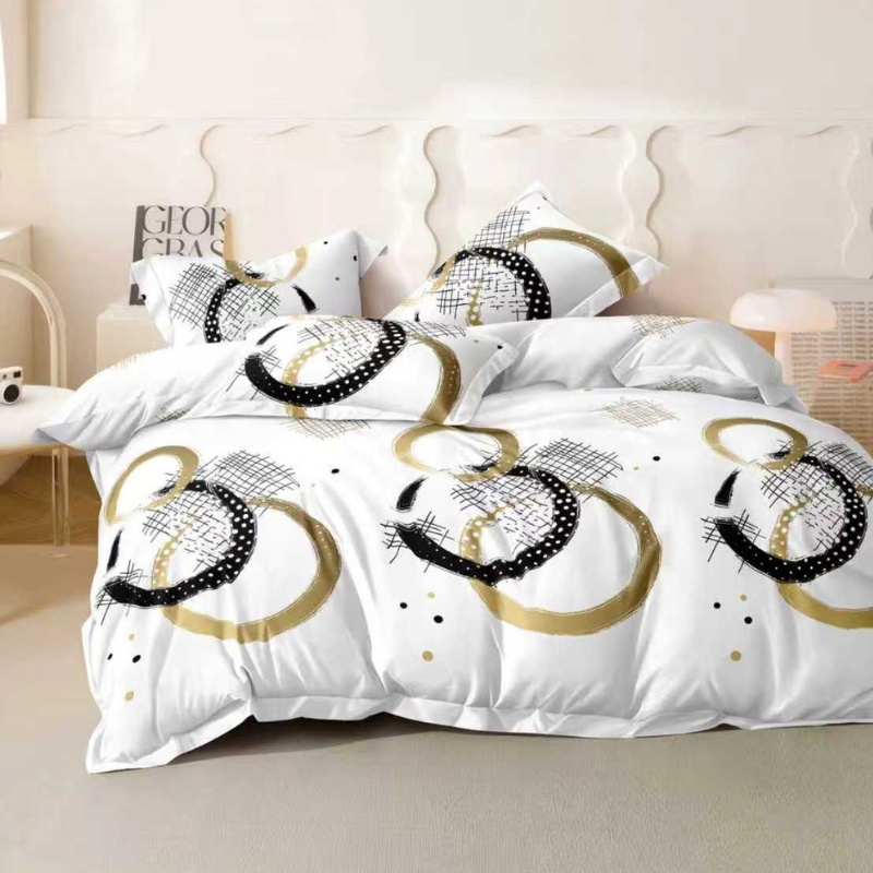 Lenjerie cu elastic 180x200cm, Luminae, 4 Piese