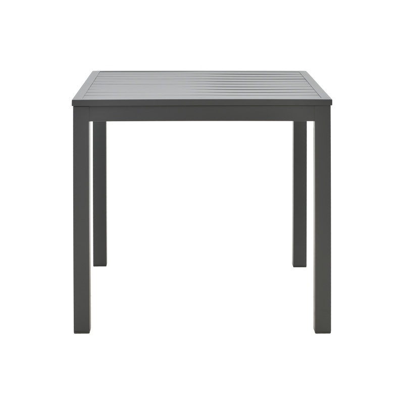 Masă de exterior din aluminiu Model Kliton, Antracit, 45x45x41 cm - 1 | YEO