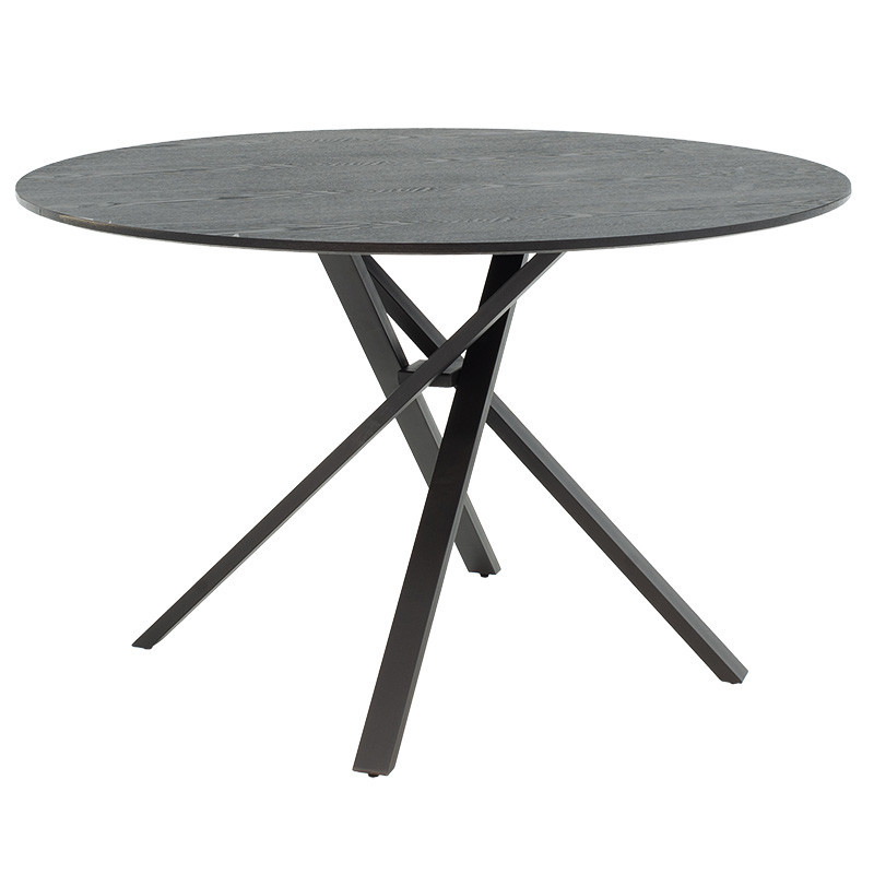 Masa Model Elaine, 120x120x75 cm, Negru - 1 | YEO