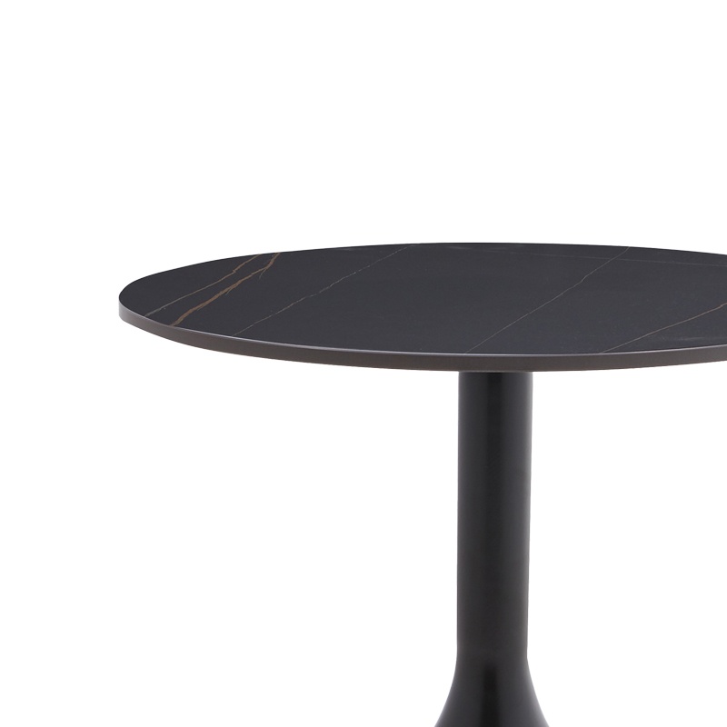 Masuta de Cafea Model Fabron, Negru, D50x52 cm - 1 | YEO