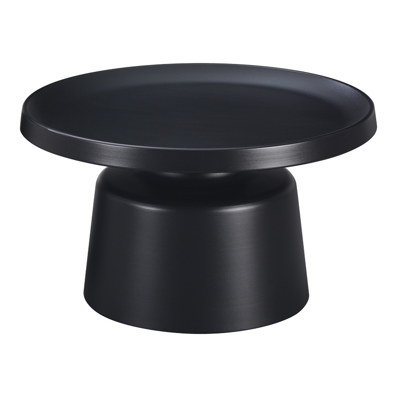 Masuta de Cafea Model Ginoze, Negru, D70x38 cm