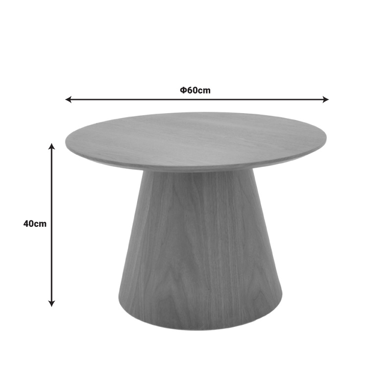 Masuta de Cafea Model Kayano, Natur, D40x60 cm - 2 | YEO