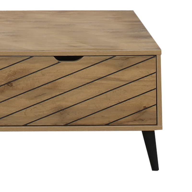 Masuta de Cafea Model Thelma, Stejar sonoma, 120x60x41.6 cm - 2 | YEO