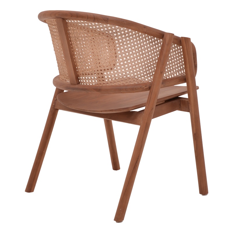 Scaun cu Brate Model Anlene, Natur , 62x54x82 cm - 1 | YEO