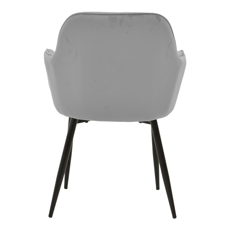 Scaun cu Brate Model Noor, Gri/Negru , 58x58x86 cm - 4 | YEO