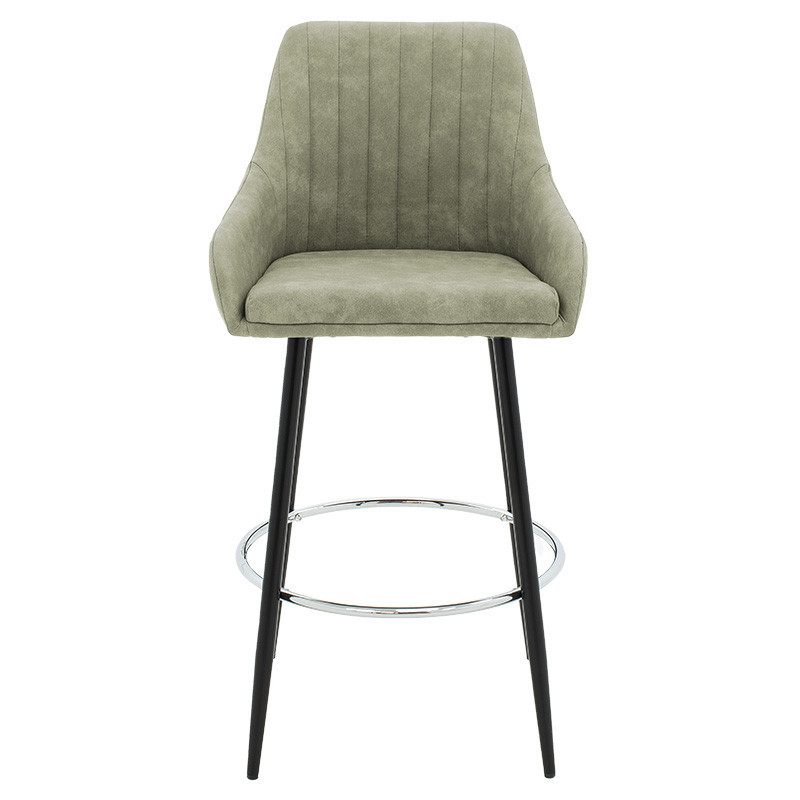 Scaun de bar Model Cody, Verde/Negru, 49x51x98 cm - 3 | YEO
