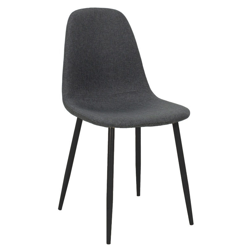 Scaun Model Bella, Antracit/Negru, 43x52x88 cm