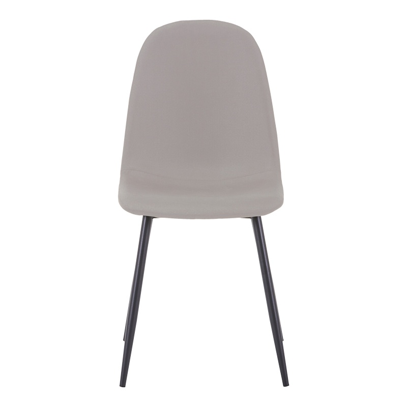 Scaun Model Bella, Gri deschis/Negru, 43x52x88 cm - 3 | YEO