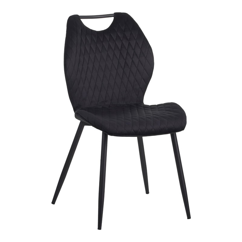 Scaun Model Bongo, Negru, 56.5x47x84 cm