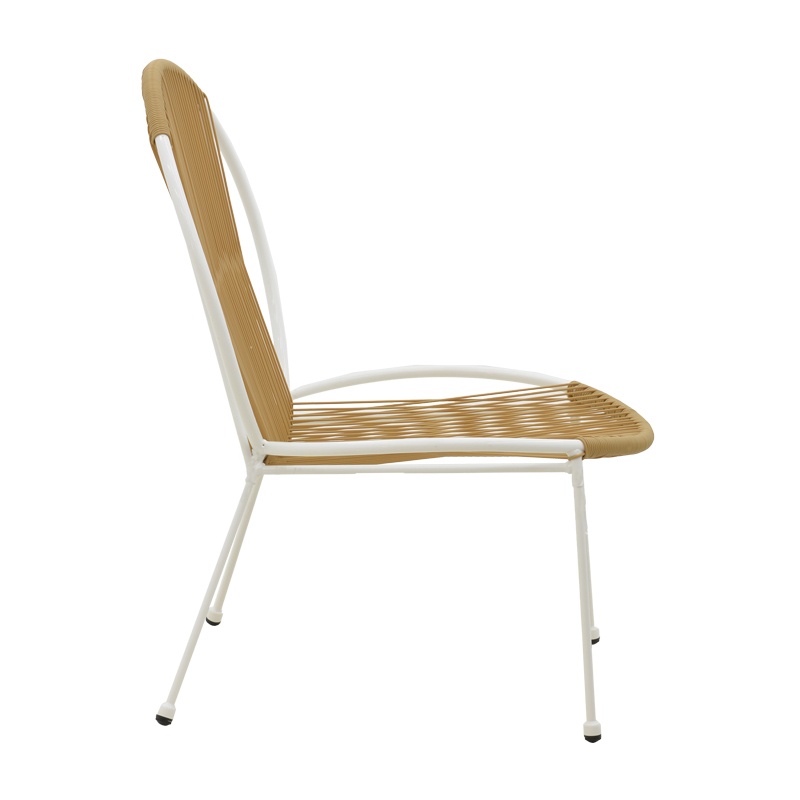 Scaun Model Dapper, Alb/Natur, 65x70x93.5 cm - 2 | YEO