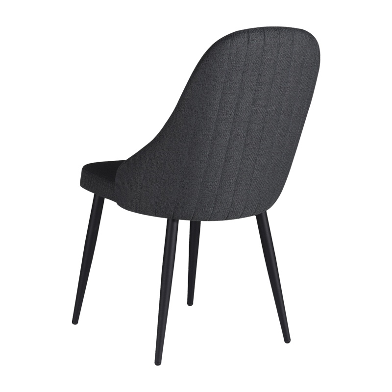 Scaun Model Remis, Antracit/Negru, 49x61x91 cm - 1 | YEO